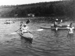 (29/38): Brda - za chwilę koniec spływu.<br>1986-07