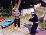 (33/33): Mień - koniec pływania.<br>1992-09